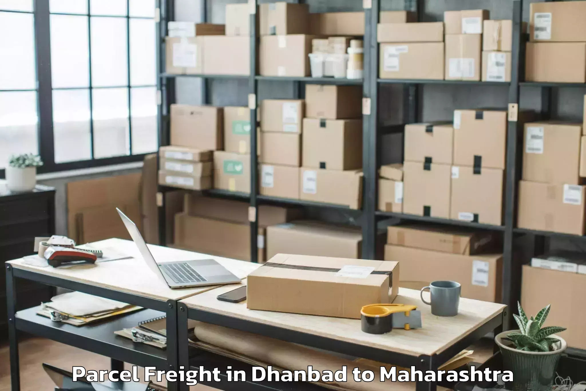 Leading Dhanbad to Borivali Parcel Freight Provider